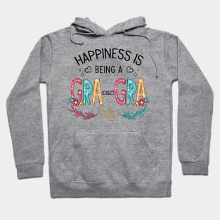 Happiness Is Being A Gra-Gra Wildflowers Valentines Mothers Day Hoodie